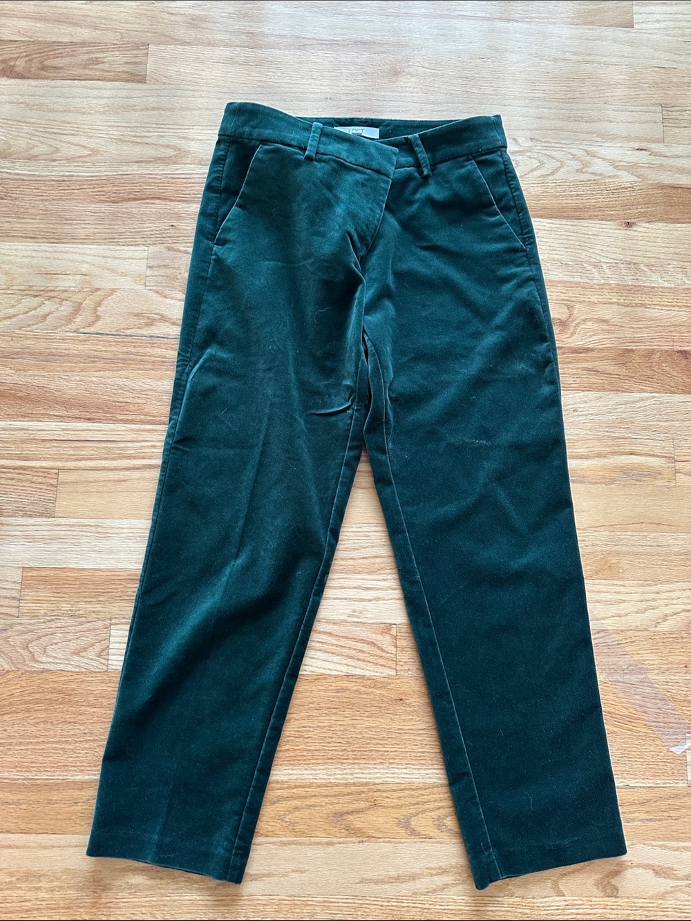 LOFT Green Velvet Pants